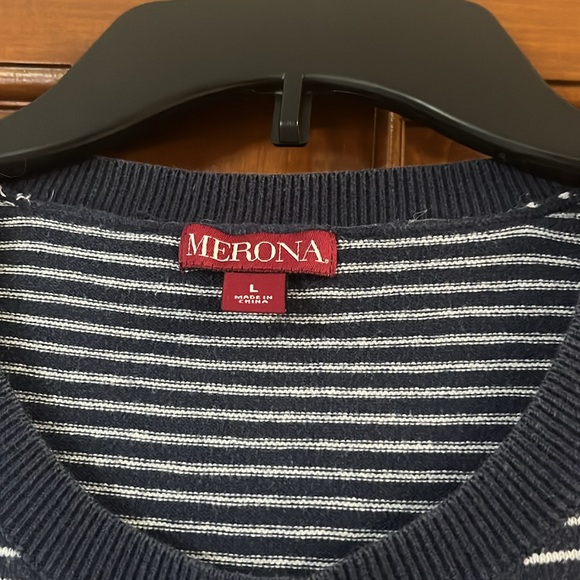 Merona large quarter sleeve button up sweater - Picture 3 of 3